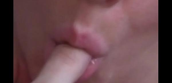  Amateur Pretty Eyed MILF Little Dick BJ And A Cumshot